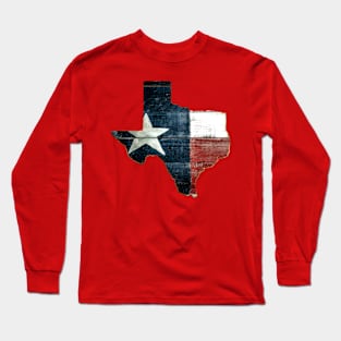 Texas State Flag Long Sleeve T-Shirt